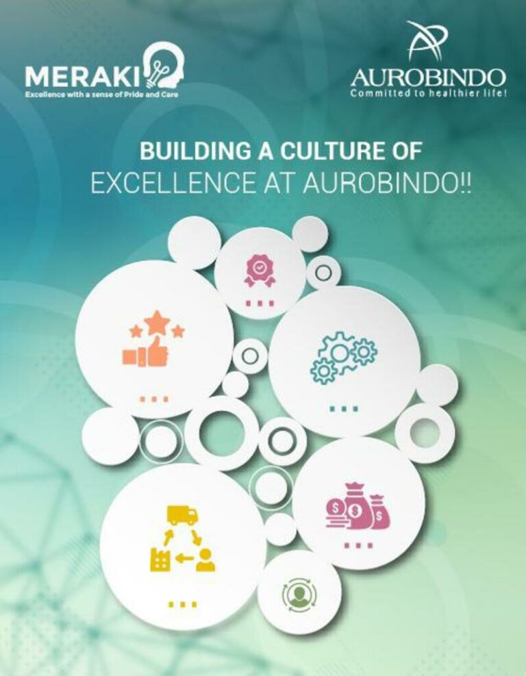 Aurobindo Kicks off ‘Meraki – Excellence with a sense of Pride and Care’