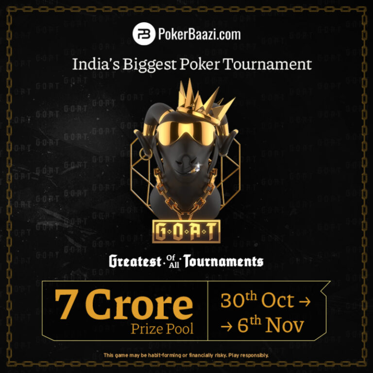 PokerBaazi turns eight, launches India’s biggest Poker tournament – GOAT (Greatest of All Tournaments) 
