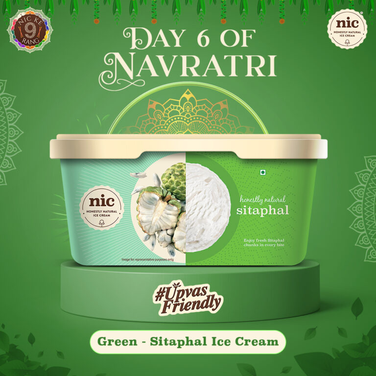 Celebrate Navratri with NIC Honestly Natural Ice Cream #NICke9Rang