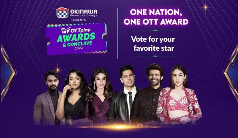 ONE NATION, ONE OTT AWARD. OTTplay introduces OTTplay Awards, India’s first PAN INDIA OTT awards