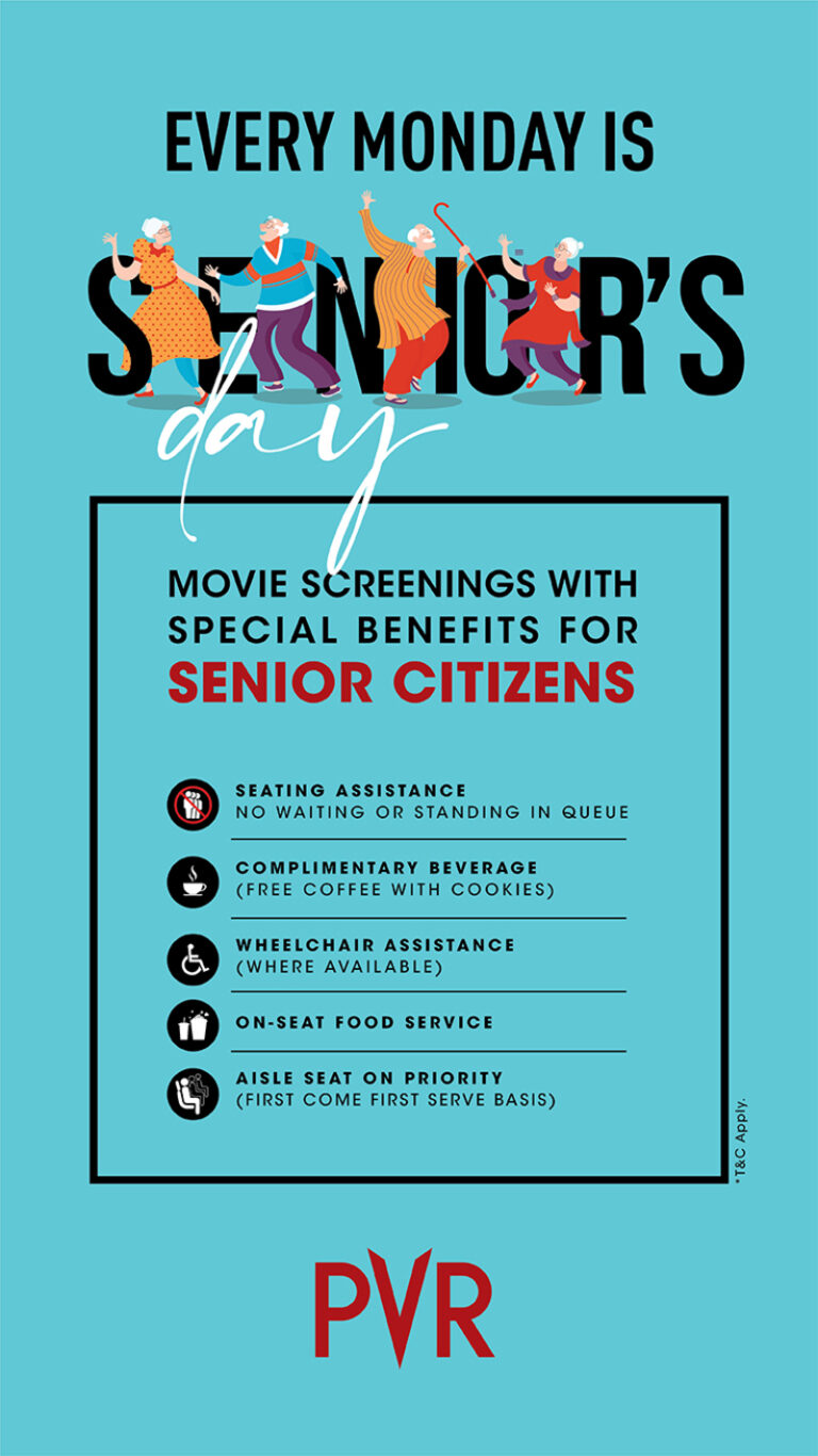 Introducing Senior Citizens Mondays at PVR Cinemas