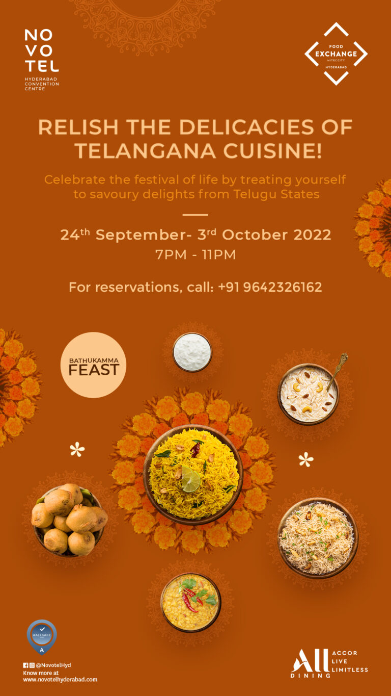 Relish the Delicacies of Telangana Cuisine at Food Exchange! Novotel Hyderabad Convention Centre