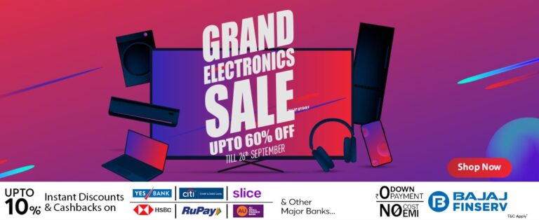 Vijay Sales rolls out its massive Grand Electronics sale at Stores and www.vijaysales.com