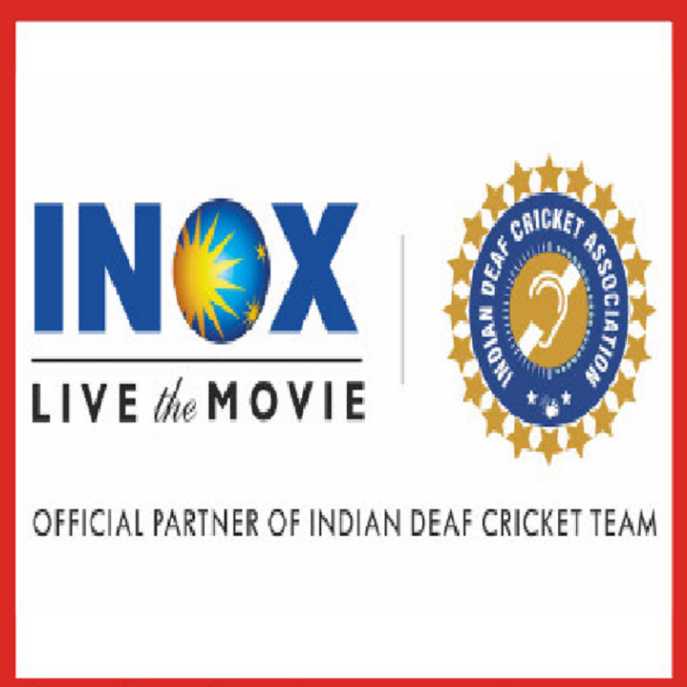 INOX partners IDCA for building awareness for Deaf Cricket in India