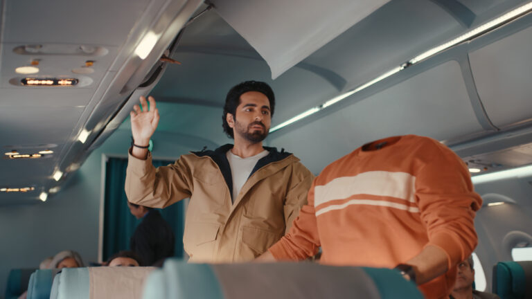 Bollywood star Ayushmann Khurrana has his “Head” in place in his latest Ad film!