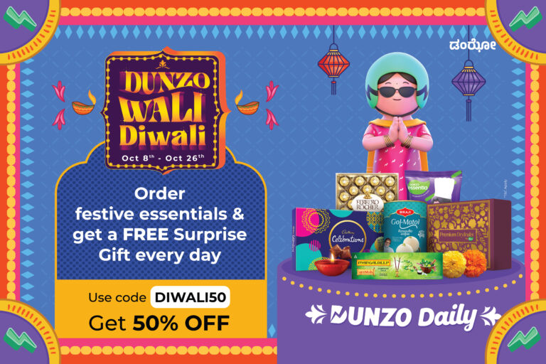 Celebrating ‘Dunzo Wali Diwali’, India’s first and biggest gifting festival