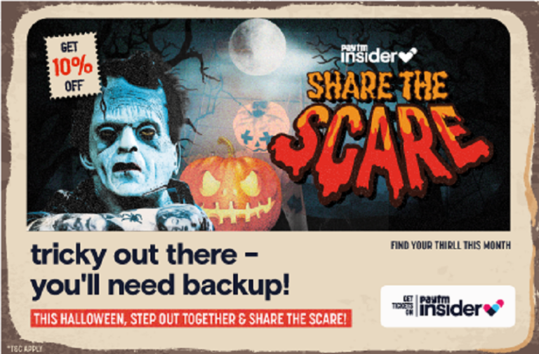 This Halloween step out together as Paytm Insider brings a series of spooktacular events in your city