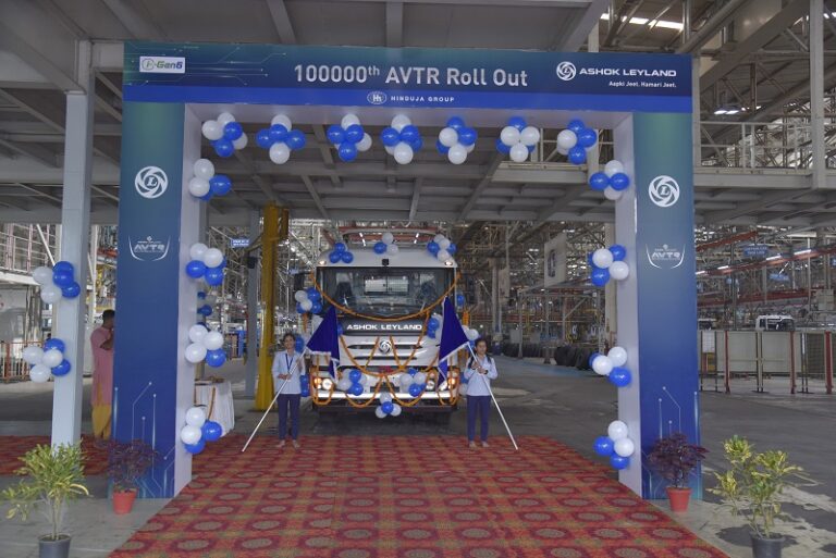 Ashok Leyland reaches 100,000th AVTR Truck Milestone