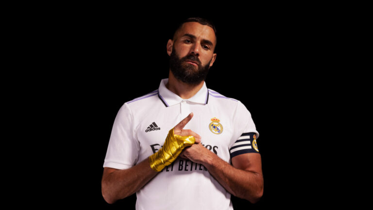Adidas kick off celebrations Forbenzema with Stunningfilm and Golden Memorabilia