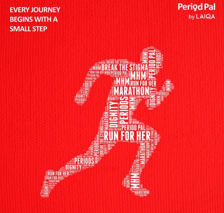 Period Pal by Laiqa to launch RUN FOR HER – Virtual Marathon to spread awareness about Menstrual Hygiene in India
