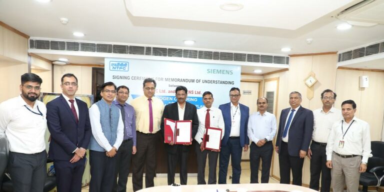 NTPC and Siemens Limited sign MoU for demonstrating Hydrogen co-firing in Faridabad Gas Power Plant