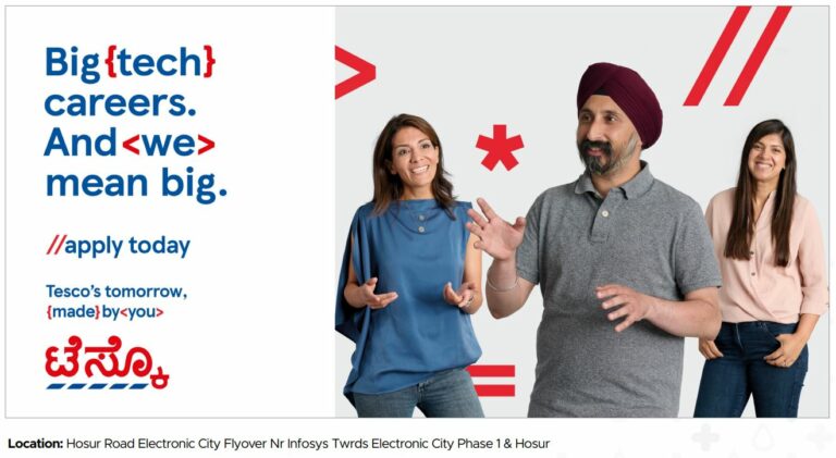 Tesco launched its unique Technology campaign “Tesco’s tomorrow made by you”