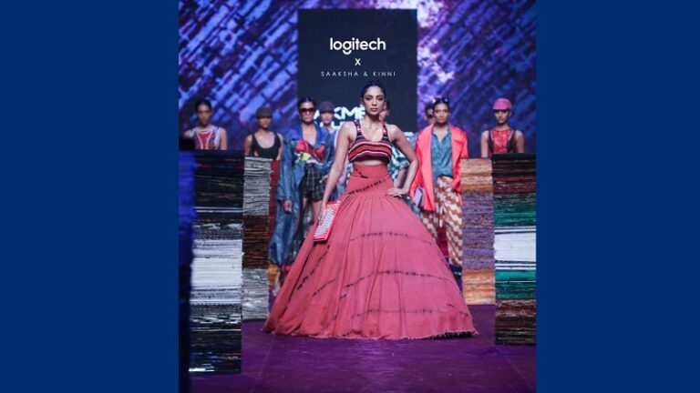 The Logitech X Saaksha and Kinni Collaboration at the Laxme Fashion week in Parthership with FDCI was a Stylish Union of Fashion and Technology