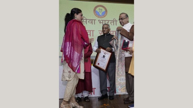 Yamini Jaipuria awarded with the prestigious Sewa Bhushan Award