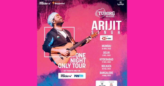 Arijit Singh’s ‘India Tour’ by Paytm Insider & Swiggy SteppinOut