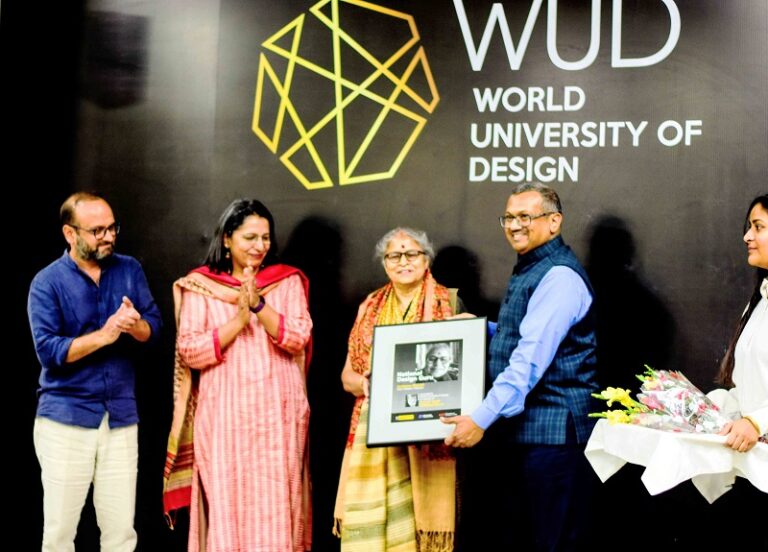 Archana Shastri with National Design Guru title