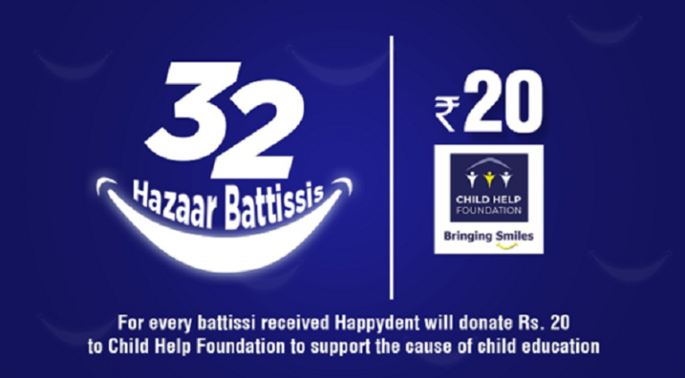 On World Smile Day, Happydent harnessed the power of 32,000 sparkling smiles for a greater cause