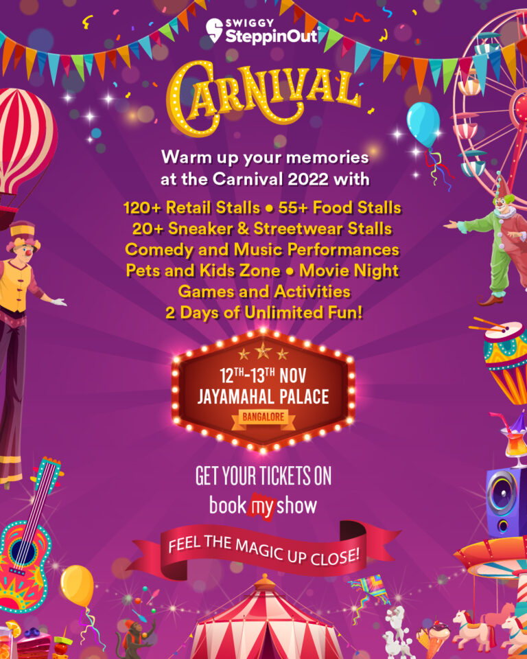 Come and experience a festive wonderland with Swiggy SteppinOut’s Carnival in Bengaluru