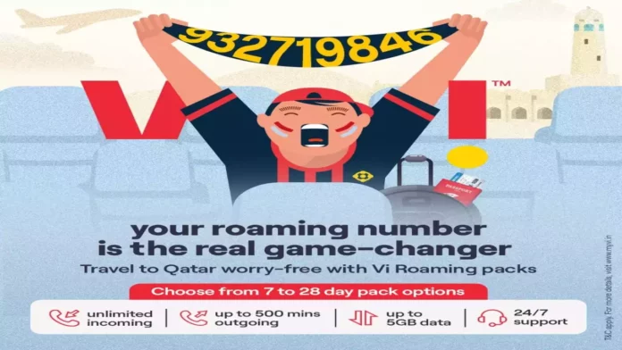 Vi offers best Roaming packs for Football World Cup