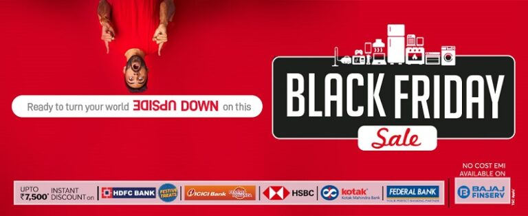 Gear up for the season’s biggest, Black Friday Sale with Vijay Sales at its retail stores and www.vijaysales.com