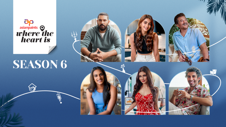 Asian Paints ‘Where The Heart Is’ Returns with Stories of Beautiful Celebrity Homes That Enthral as Well as Inspire in Season 6
