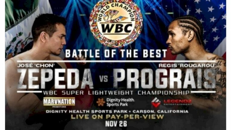 World Boxing Council’s Jose ‘Chon’ Zepeda Vs. Regis ‘Rougarou’ Prograis Fight to Stream Live in India on Mzaalo on Sunday, November 27