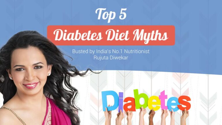 nutritionist Rujuta Diwekar busts top 5 myths about diabetes