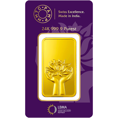 MMTC-PAMP unveils its festive edition 24k, 999.9 purest Gold bar