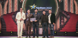 From (L) Anil Kapoor and (3rd from centre) Jagjeet Harode, Senior Director and Head Marketplace, Flipkart Group