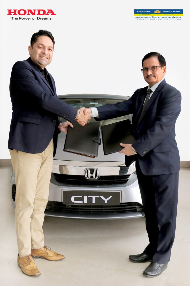 Honda Cars India partners with Indian Bank