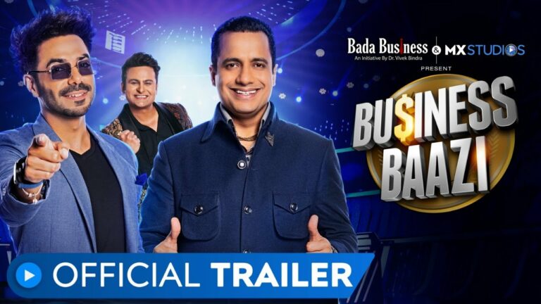 Time to test your knowledge! MX Player drops the trailer ofIndia’s most entertaining business quiz show – Business Baazi