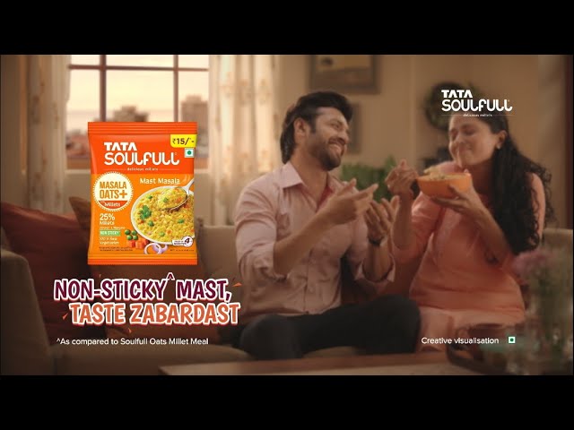 Tata Soulfull’s Masala Oats+ launches digital campaign highlighting ‘Non-Sticky Mast, Taste Zabardast’