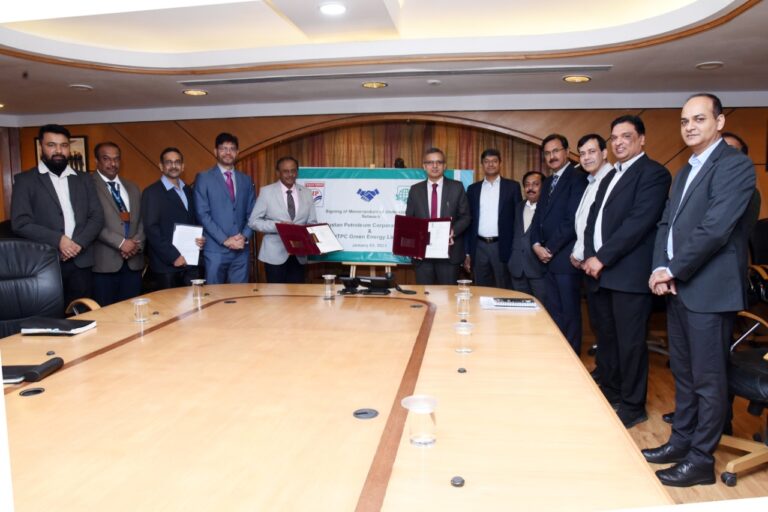 NTPC Green Energy Ltd. (NGEL) and HPCL sign Memorandum of Understanding for Renewable Energy Business and Green Power for HPCL Refineries and other Business Units