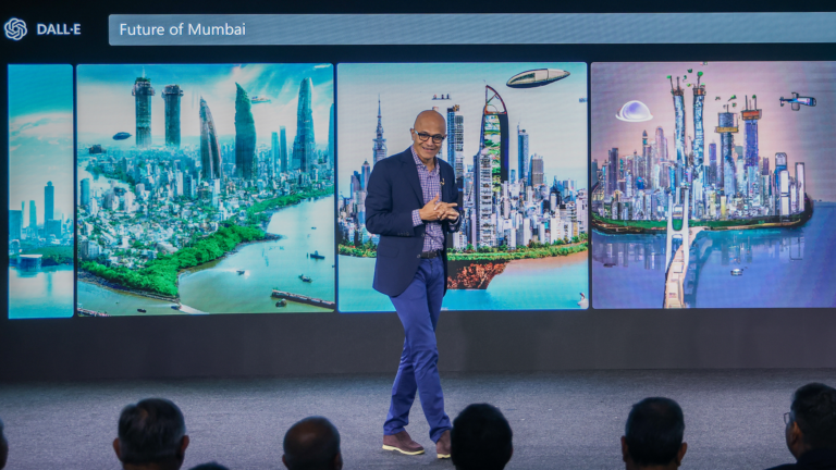 Microsoft Chairman and CEO Satya Nadella addresses Industry Leaders in Mumbai; encourages organizations to ‘Do More with Less’