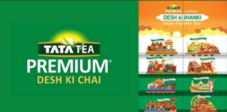 For Republic Day, Tata Tea produces 3D "thanks."