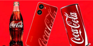Coming soon a smartphone with the Coca-Cola brand.
