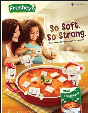 Freshey's new TVC to promote Paneer as a fun protein