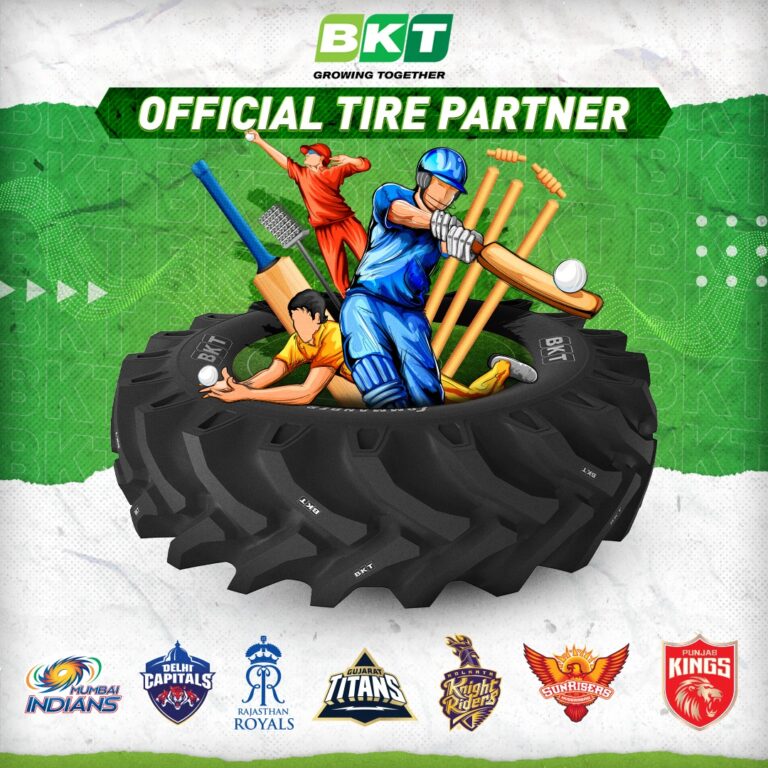 Showcasing continual passion for sports, BKT Tires associates as the ‘Official Tire Partner’ for seven leading teams for India’s most awaited T20 cricket league