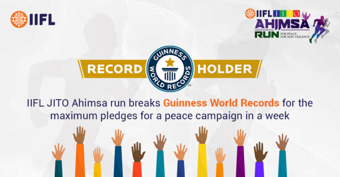 IIFL Jito Ahimsa Run Guinness World Records