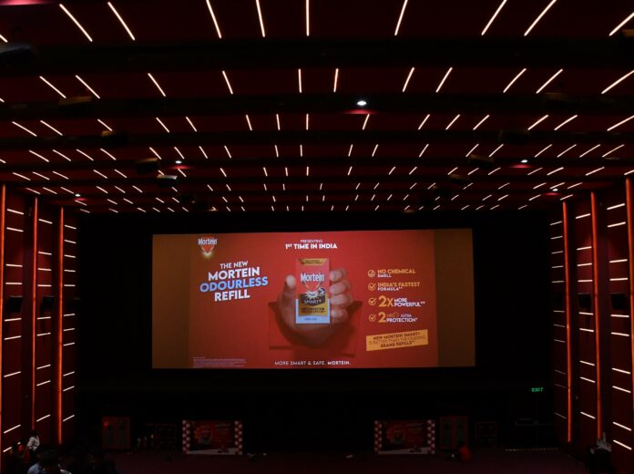 Mortein Smart+ engagement activity with consumers in PVR cinemas in Chennai