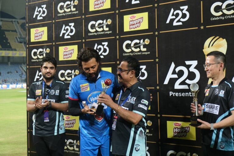 Mumbai Heroes beat Kerala Strikers in a thrilling 12th match of Celebrity Cricket League 2023