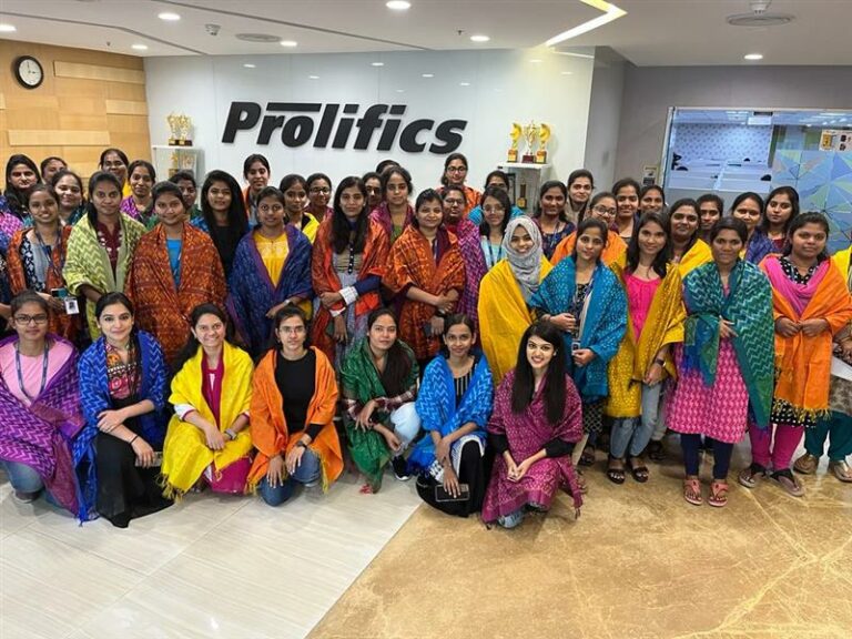 Prolifics commemorates International Women's Week by felicitating its female employees and empowering women weavers