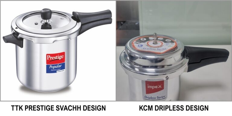 Restraining KCM appliances Pvt. ltd. from copying TTK prestige ltd.