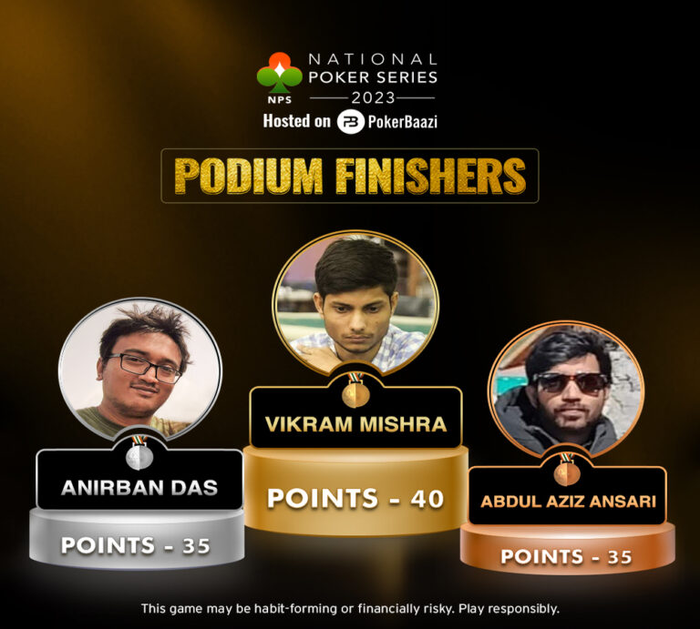 National Poker Series India draws to record participation