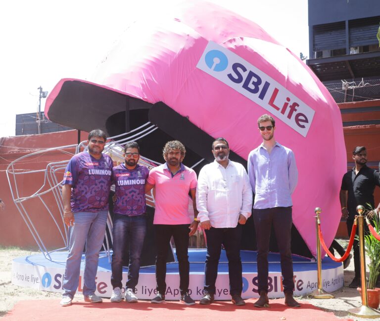 SBI Life Insurance and Rajasthan Royals franchise unveils an installation at Jaipur