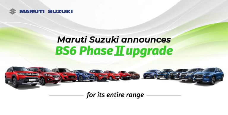 Maruti Suzuki announces BS6 Phase II upgrade