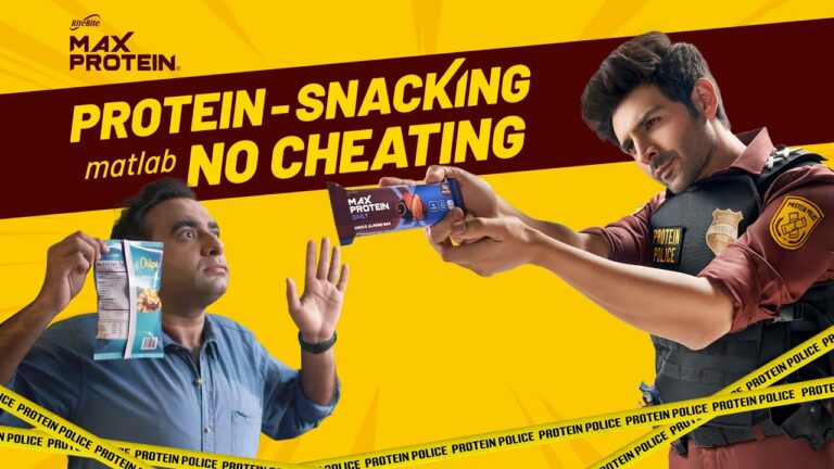 Max Protein Launches ‘Protein Police’ Campaign featuring Kartik Aaryan to promote Protein Snacking Without Cheating