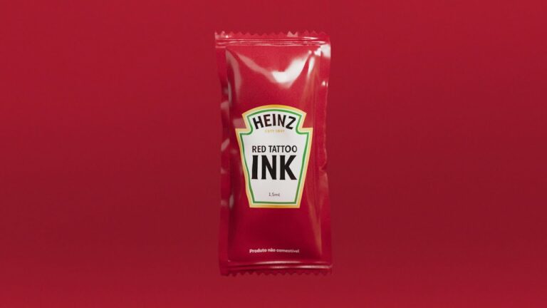 Heinz Develops Red Tattoo Ink for Fans Who Love the Brand, in partnership with SOKO of Brazil
