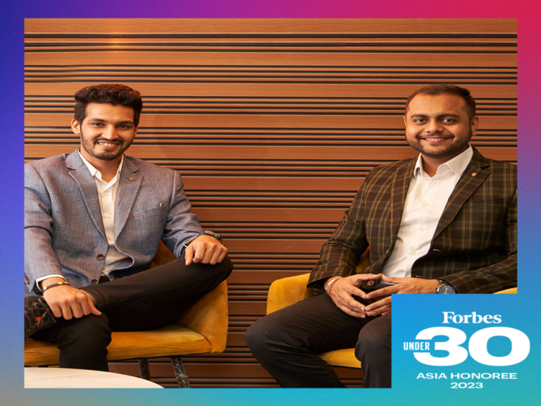 Tejas Rathod and Kunal Kothari on the Forbes Asia 30