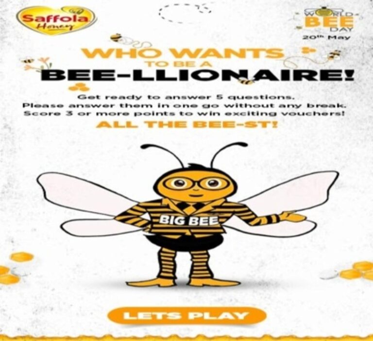 Join Marico’s Saffola Honey in celebrating World Bee Day
